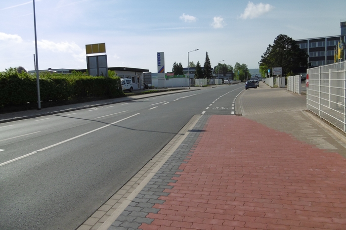 Minden Wittelsbacherallee für Radverkehr ausgebaut